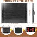 Noodle Board Stove Cover with Handles, Wood Stove Top Covers for Electric Stove, Gas Stove Top