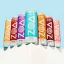 ZOA Zero Sugar Energy Drinks, White Peach - Sugar Free with Electrolytes, Healthy Vitamin C, Amino Acids, Essential B-Vitamins, and Caffeine from Green Tea - 12 Fl Oz (12-Pack)