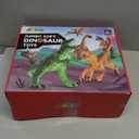 JOYIN Big Dinosaur Toys for Toddlers, 6 Piece Large Soft Dinosaur Figures with an Educational Book, Jumbo Realistic Toys for Boys and Girls Gift, Birthday Easter Gifts for Kids Ages 1 2 3 4 5