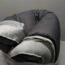 Orthopedic Dog Bed with Sides - Dog Sofa Beds for Extra Large Dogs, Supportive Foam Pet Couch Bed with Washable Removable Cover, Waterproof Lining and Non-Slip Bottom, Grey - XL (42.0"L x 32.0"W x 6.5"Th)