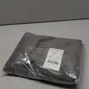 NICETOWN Grey Kitchen Blackout Short Curtain Panels for Bedroom, 45 Inch Long Thermal Insulated Grommet Top Blackout Draperies and Drapes (2 Panels, W42 x L45 -Inch, Grey)