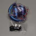 iClever BTH12 Kids Bluetooth Headphones,Colorful LED Lights Kids Headphones Wireless,74/85dBA Safe Volume,85H Playtime,Fast Charging,Bluetooth 5.2,Over Ear,Builtin Mic for iPad/Tablet/Airplane,Blue