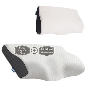 Derila Kingsize Memory Foam Pillow & Additional Pillowcase