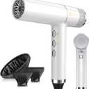 slopehill Hair Dryer with Unique Brushless Motor | Intelligent Fault Diagnosis | Innovative Microfilter | Oxy Active Technology | Led Display (White)