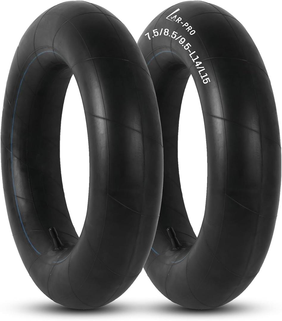 AR-PRO 7.5/8.5/9.5-L14/L15 Heavy Duty Tractor & Implement Inner Tube with TR15 Valve Stem Premium Butyl Rubber Multi-Fit Tire Tube 2 Pack