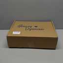 60-Inch Bouclé Faux Fur Christmas Tree Skirt with Foam Lining and Concealed Slide Clasp Closures, Beige