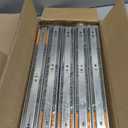 Furniware 1 Pair 18 Inch Soft Close Drawer Slides Side Mount, 3 Fold Full Extension Ball Bearing Heavy Duty Cabinet Drawer Glides, Quiet Smooth Close Kitchen Cabinet Rails 100 LB Capacity