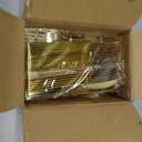 153 Pack Gold Plastic Silverware - Heavy Duty Gold Silverware Set - 51 Forks, 51 Knives, 51 Spoons Plastic Cutlery Disposable Utensils Set for Holiday Party Dinner Wedding Gathering