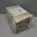 Great Bay Home Flannel Sheet Set Full Size - 100% Turkish Cotton, Double-Brushed, Lodge-Printed Bed Sheets - Ultra-Soft, Cozy, 4-Piece Bedding Set (Winter Forest - Sage/Red)