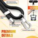 Cell Phone Lanyard 4 Pcs Set Adjustable Neck & Wrist Strap with Pads, Crossbody Phone Lanyard & Phone Strap