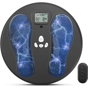 EMS Foot Massager for Neuropathy (FSA/HSA Eligible), Rechargeable EMS & TENS Electronic Foot Stimulator, Neuropathy Pain Relief for Feet, Relieve Plantar Fasciitis, Swelling & Cramps