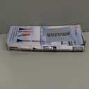 EcoNour 43" Ice Scrapers for Car Windshield | 3 Parts Detachable Telescopic Snow Brush for Car, Trucks, SUV | Long Snow Scraper with Brush | Car Winter Accessories (Orange)