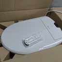 Brondell Bidet Toilet Seat S1400, Smart Toilet Seat, Dual Stainless-Steel, Self-Cleaning Nozzle With Clean Plus Technology, Endless Warm Water Bidet, Warm Air Dryer-Nightlight, Heated Seat, Elongated