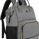 MATEIN Lunch Backpack for Men Women, 17 Inch Large Insulated Cooler Backpack with USB Charging Port, Water Resistant Lunch Box Back Pack Travel Laptop for Men Work Picnic College Nurse, Grey