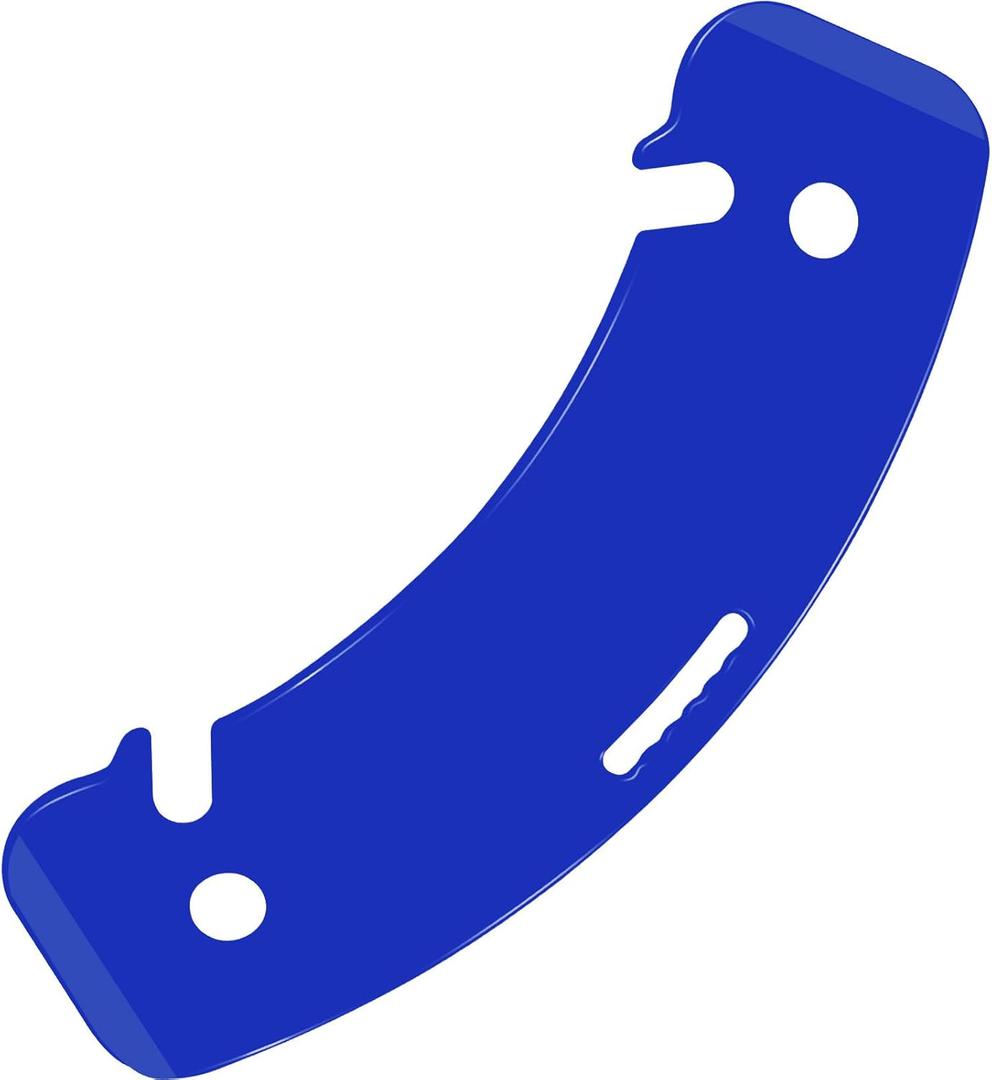 Curved Transfer Board Plastic Slide Board for Transferring to Wheelchair, Chair, Bed, Toilet, Car for Patient, Elderly, Disabled, 31.1 * 9.84 * 0.46" 3.64 lbs ABS Transfer Devices (Blue)
