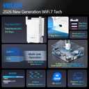 BE3600 Wifi 7 Range Extender, Wifi Extenders Signal Booster for Home, 5.8Ghz/2.4Ghz Dual Band Wi fi Extender with Ethernet Port, Wireless Repeater Amplifier Internet Booster Signal 2500 Sq.Ft.