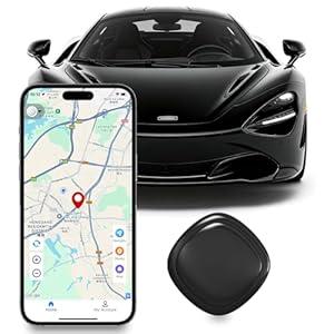 GPS Tracker for Vehicles, Mini Portable Magnetic Car GPS Tracking, Full Global Coverage Location GPS Tracker for Kids, Dogs, No Subscription Required/ No Monthly Fee/ No SIM Card Required