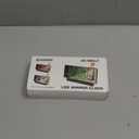 JXTZ Projection Alarm Clock, Large Screen Projector Clock for Bedroom Ceiling, Digital Clock with 180 Projector, 4 Levels Brightness, Alarm Clock Projector with Temperature Date Snooze 12H/24H (Black-white)