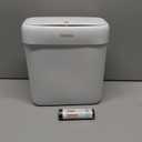 funest Bathroom Small Trash Can with Lid,10L / 2.7 Gallon Slim Garbage Bin Wastebasket with Press Top Lid for Bedroom,Rv,Office,Kitchen,Craft Room