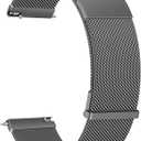 Meliya Metal Watch Bands, 20mm 22mm Quick Release Watch Strap, Stainless Steel Mesh Replacement band for Women Men