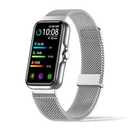 Health Fitness Tracker, Smart Watch with 24/7 Heart Rate and Blood Oxy-gen Monitor, Sleep Tracker with IP68 Waterproof, Activity Tracker Pedometer Step Counter for Women Men (Silver)