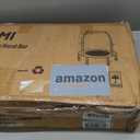 Kanchimi 40" 48" Folding Mini Fitness Indoor Exercise Workout Rebounder Trampoline with Handle, Max Load 330lbs (Black)