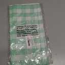 12 Pcs Sage Green and White Checkered Table Runner Plastic 14 x 108 Disposable Sage Green Gingham Table Runner for Birthday Wedding Baby Shower Party Table Centerpiece Decorations