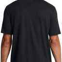 Under Armour Men's Project Rock Red One Believe Short Sleeve T Shirtdisc (Black, S)