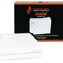 Electric Heated Throw Blanket – Fast Heating Blanket w/ 3 Heat Settings & Auto Shut-Off – Plug-In Winter Blanket for Teens & Adults – Machine Washable Electric Heated Blanket (30” x 61”, White)