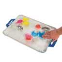 S&S Worldwide Soothing Sensory Pat Mat. Fill With Hot or Cold Water to Stimulate Senses and Relieve Stiff and Arthritic Hands. 16" x 22".