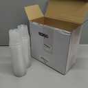 Yaomiao 200 Pcs 2 Inch Clear Mini Plastic Plant Pot Nursery Seedling Pots Seed Starter with Drainage Holes for Indoor Outdoor Garden Succulent Plants Cuttings Transplanting