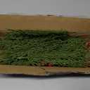 30 Pcs/Set Christmas 3D Artificial Pine Branches- 12.5 Inch Faux Evergreen Cedar Sprigs Branches- Fake Foliage Pine Needles Picks with Artificial Red Berry Stems for DIY Christmas Decoration