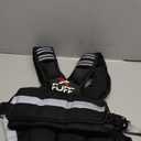 FUFF Weighted Vest Woman, 4-10Lb Adjustable Weight Vest for Women Men, Female Strength Training Body Vest for Walking Exercise Running Workout (Black)