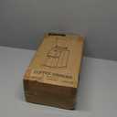 Anti-Static Espresso Grinder with Self-Cleaning Burr, 48 Precise Settings, Coffee Grinder for Home Use, Coffee Bean Grinder with Storage Box & Dosing Cup, Less Mess, More Flavor,Black