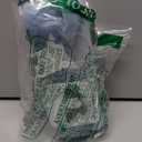 SCHITEC Squeaky Dog Chew Toy, Tough Durable Natural Rubber Bone with Toothbrush, Indestructible for Aggressive Chewers Large Medium Breed Teeth Cleaning (Blue)