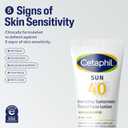 CETAPHIL Everyday Sunscreen Tinted Lotion for Face, 1.7 fl oz, 100% Mineral UVA/UVB Filters: Titanium Dioxide & Zinc Oxide, SPF 40, For Sensitive Skin