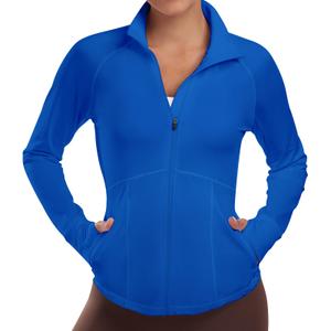 Women's Athletic Jackets Lightweight Workout Jackets Zip Up Running Jackets (XS)
