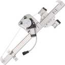 Obaee 741-388 Rear Driver Side Power Window Lift Regulator with Motor Compatible with 2007-2013 Chevy Silverado/GMC Sierra 1500/ 2500HD/ 3500HD Extended Cab Pickup