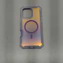 Bonoma for iPhone 16 Pro Max Case, Iridescent Back, Magnetic Support for MagSafe Shockproof Cover, Crystal and Corner High-Duty Protection for Girls Women -Purple