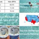 2 x GOKU 30-Pack Swimming Pool Filter Skimmer Socks for Inground & Above Ground Pool Fine Mesh Leaves Pollen Catcher Debris Pre-Filter Scum Sock, Pool Basket Net Protector Strainer Screen Liners Savers