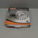 10 Inch Steel Wire Weed Wheel Brush Cutter Trimmer Head, Weed Trimmer Blade Head for Weed Eater, Brush Cutter, Weed Wrackers, Compatible with Husqvarna, Moss Grass Rust Removal