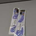 2 x Breakaway Lanyards for Keys ID Badges, Long Scrunchie Lanyard for Women, Teacher Neck Phone Keychain Lanyard (Lavender)