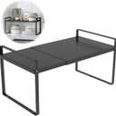 Expandable Cabinet Shelf Organizer RackKitchen Cabinet Shelves 11 Inch DeepAdjustable Storage ShelvesPantry Shelf(1 Pack)