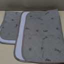 Washable Pee Pads for Dogs, 2Pack Reusable Puppy Pads, Absorbent Whelping Pads with Bone Print, Non-Slip Waterproof Pet Training Pads for Couch, Crate, Potty Training 18x24