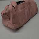Compact Sports Gym Bag for Women Girls, Cute Mini Duffle Bag with Wet Pocket & Shoes Compartment, Personal Item Travel Workout Bag, 16"-Small, Pink