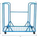 Childrens Factory Universal Cart Organizer, Mobile Nap Mats & Soft Play Equipment Storage, Teaching Rolling Cart for Sleeping Mats