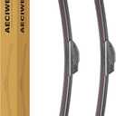 Windshield Wipers OEM Quality 20" + 20" Premium All-Season Wiper Blades Automotive Replacement Windshield Wiper Blades for U/J hook (Set of 2)