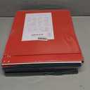 2 x Christmas Figurine Storage Box & Nutcracker Storage Containers with Visible Lid for 15-inch Collectibles, Large Holiday Ornament Decor Organizer Keeps 8 Figurines, Xmas Decoration Storage Box, Red