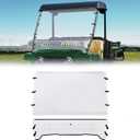 HECASA Front Vented Windshield Compatible with 2005-2020 John Deere Gator TS/TX/TE Scratch Resistant Full Clear Windscreen