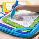 Melissa & Doug Water Wow! Take-Along Reusable Color-Reveal Drawing Set Mess-Free Multi-Activity Pad with Water PenTravel Toy for Toddlers & Kids Ages 3+